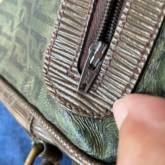 Green and Brown Men's Bag Fendi Vintage - Picture 9 of 15